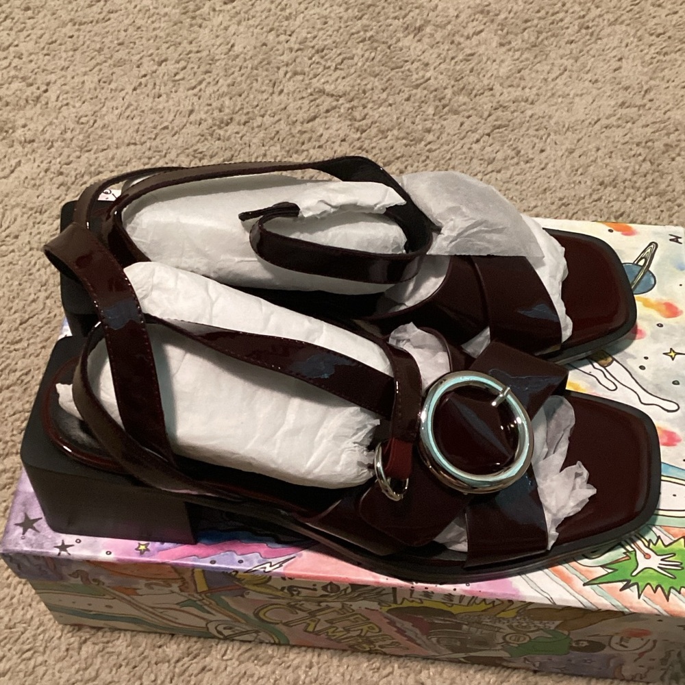 New Free People Jeffrey Campbell Gellar Block Heel 9.5